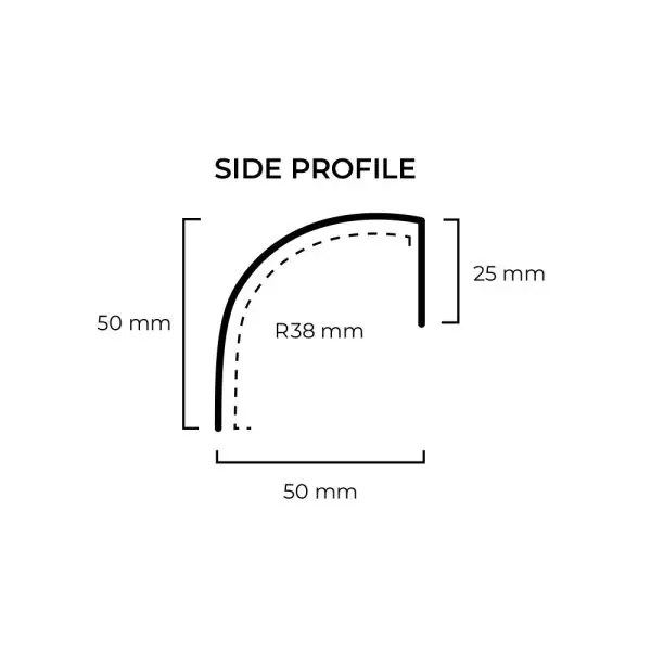 25.5" STEER FLARE SIDE MOUNT - Image 2