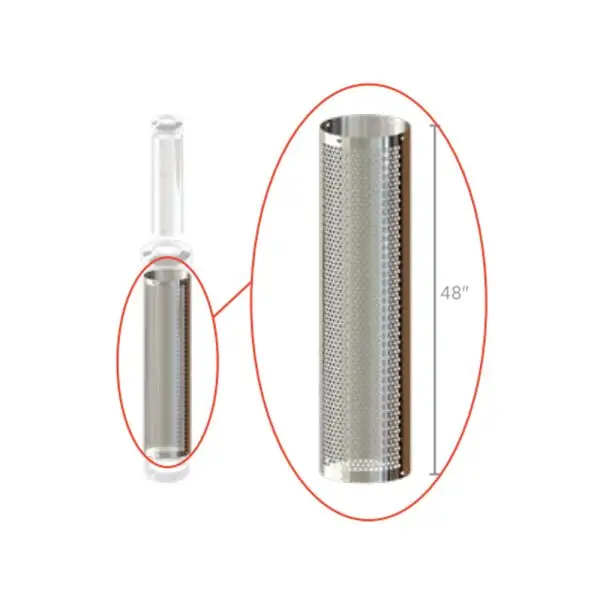 FLAME PROOF MUFFLER SHROUD 14" OD X 48" LENGTH CAPLESS - Image 2