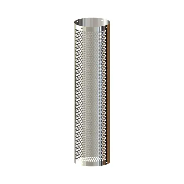 FLAME PROOF MUFFLER SHROUD 14" OD X 48" LENGTH CAPLESS